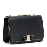 Vara Rainbow studs black bag