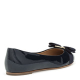 Varina patent oxford blue ballerinas