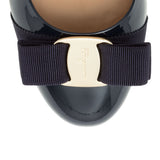 Varina patent oxford blue ballerinas