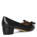 Vara bow leather pumps