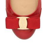 Varina bow patent ballet flats