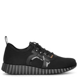 Rebekka black stretch sneakers