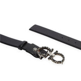 New Gancini jewel black belt