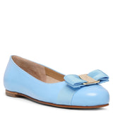 Varina 22 blue leather ballerinas