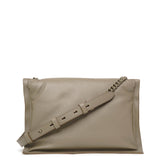Viva bow olive leather bag