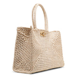 The studio raffia large bag