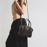 Star small brown tote bag
