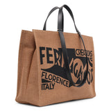 TT large monogram raffia bag