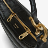 Quilted black bag