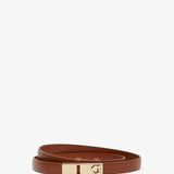 Fixed Gancini brown belt