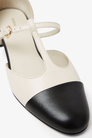 Linette white ballet flats