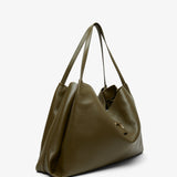Large green tote bag