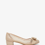 Vara beige mesh pumps