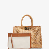 Studio raffia bag