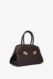 Hug S brown bicolor top handle bag