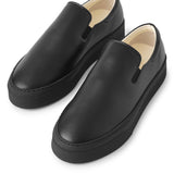 Marie H black nappa sneakers
