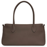 E/W light brown top handle bag