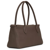 E/W light brown top handle bag