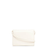 Mini Envelope ivory white leather shoulder bag