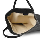 Everett black leather bag