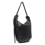 N/S Allie black leather bag