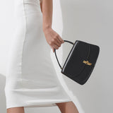 Sofia 8.75 black leather bag