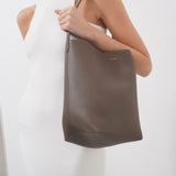 Medium N/S park elephant leather tote bag
