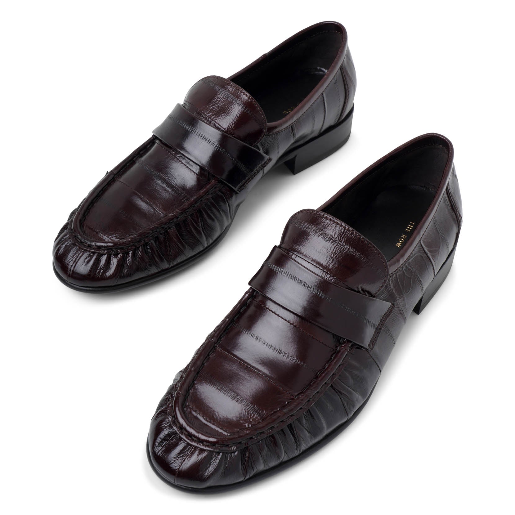 Shop The Row Soft Brown Eel Loafers