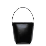 Small N/S park black polished calf tote bag