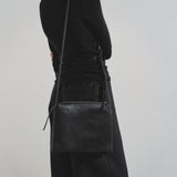 Nu Twin black leather bag