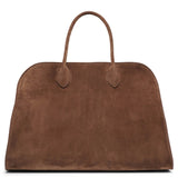 Soft Margaux 15 beige suede bag