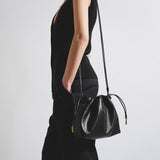 Angy black leather bag
