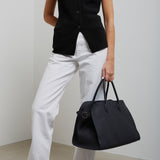 Soft Margaux 15 dark blue leather bag