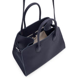 Soft Margaux 12 dark blue leather bag