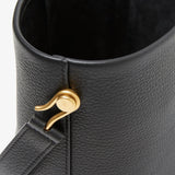Small NS hook black tote bag