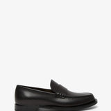 Novus black leather moccasin