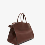Margaux 17 dark brown saddle leather bag