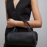 Edith black small leather bag