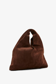 Small Bindle brown suede shoulder bag