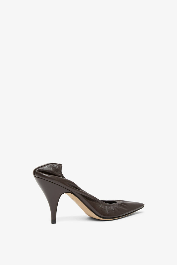 Uxor brown patent pumps