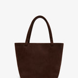 Park tote small dark brown nubuck bag