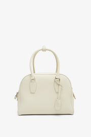 India 10.00 white top handle bag