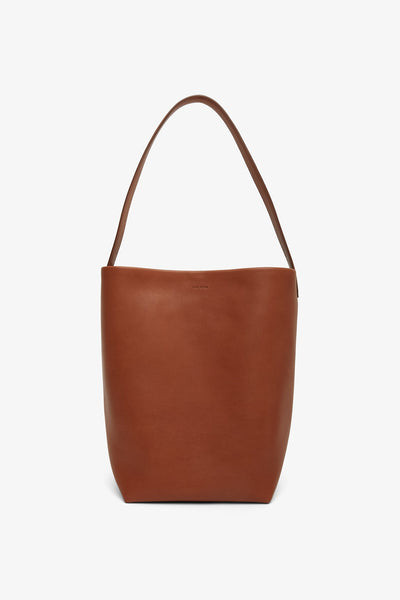 Medium N/S Park dark cuir tote bag