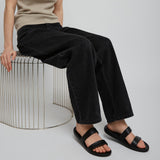 Foam black rubber sandals