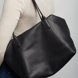 Henri black leather bag