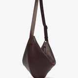 Jouve brown leather shoulder bag