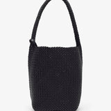 Small woven N/S tote bag