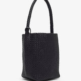 Small woven N/S tote bag