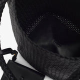 Small woven N/S tote bag