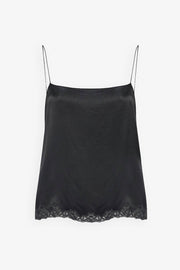 Kilari lace-trimmed silk camisole